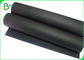 200gsm 300gsm Printable Pure Black Kraft Paper Jumbo Roll Untuk Tas Belanja